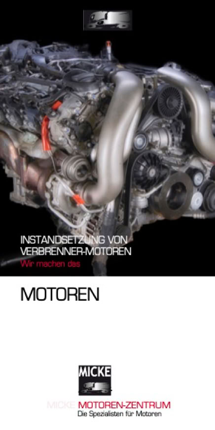 Faszination pur für Klassische Automobile. Die Liebe zur Automechanik zeigt sich im MICKE MOTO- REN-ZENTRUM in Bochum. Jahrzehntelange Kompetenz im Bereich der Motorentechnologie verbindet sich mit spe- ziellen Kenntnisse „mechanischer” Motoren und fachliche Wissen.